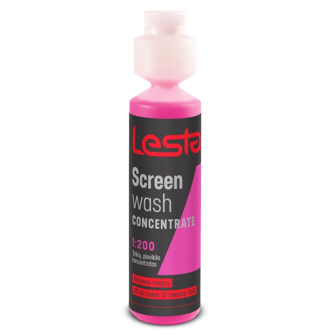 LESTA Concentrated Windscreen Washer Fluid 0.25l 1:200 koncentrēts vējstiklu mazgāšanas šķidrums