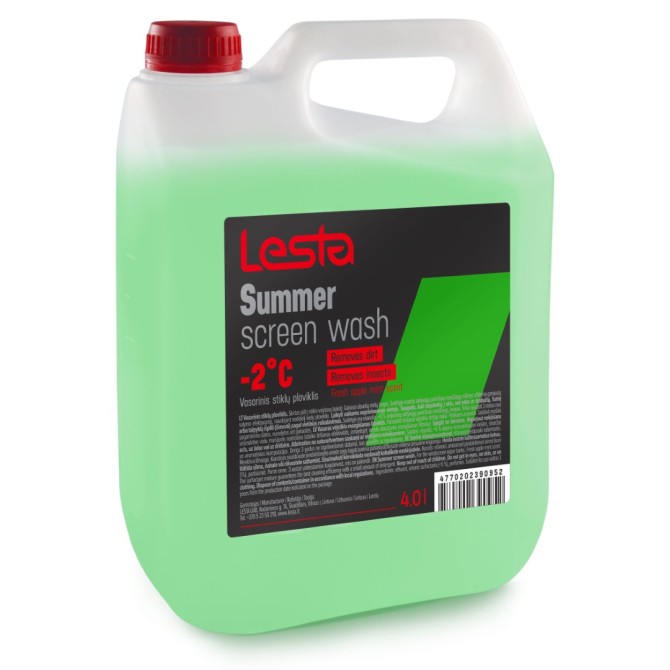 LESTA Windscreen Washer Fluid 4l vējstiklu mazgāšanas šķidrums