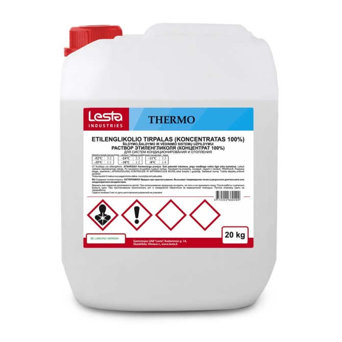 LESTA Ethylene glycol solution 100proc. 20Kg  etilēnglikola šķīdums