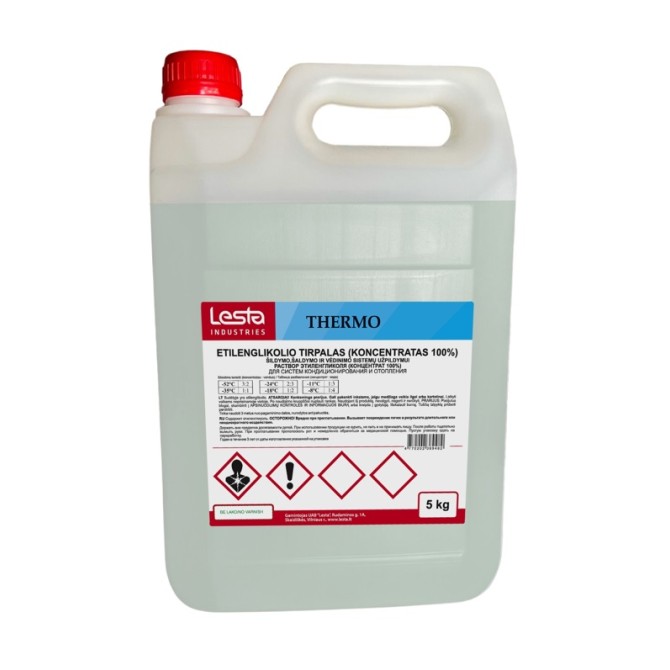 LESTA Ethylene glycol solution 100proc. 5 Kg  etilenglikolio tirpalas