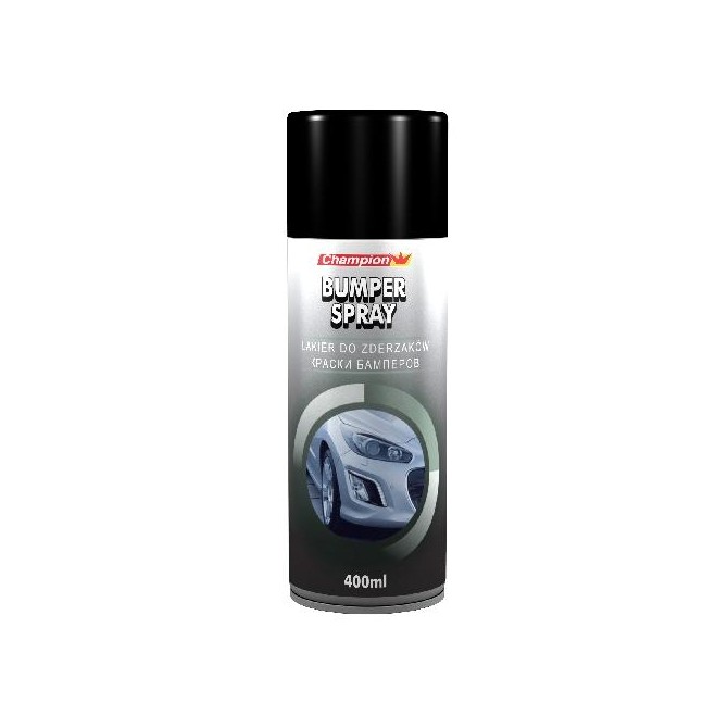 CHAMPION aero Bumper Spray Black 400ml strukturālā krāsa