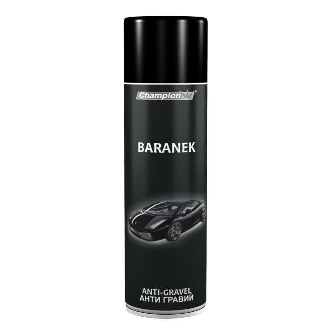 CHAMPION aero Antigravel "Baranek" Spray 0.5l Black aizsargpārklājums