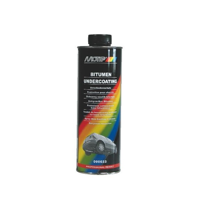 MOTIP Bitumen Based Undercoating Black 1l bitumena bāzes pārklājums