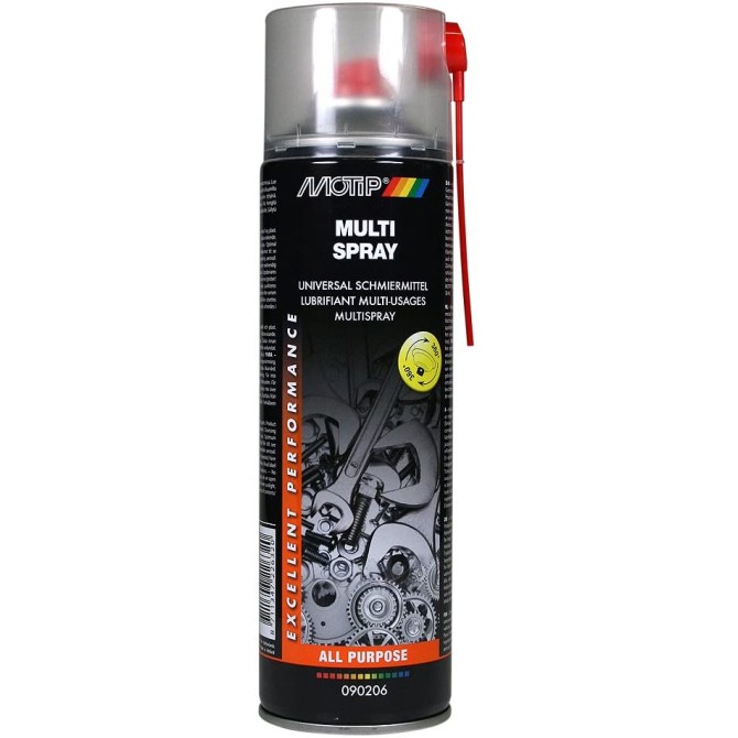 MOTIP Multi Spray, 0.5l daudzfunkcionāla smērviela