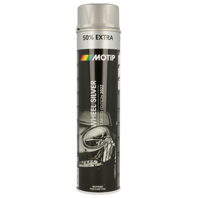 MOTIP Sidabriniai Ratlankių Dažai 600 ml Motip Rally spray paint