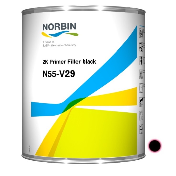 NORBIN N55-V29 2K Primer Filler Black 2.5L грунтовка