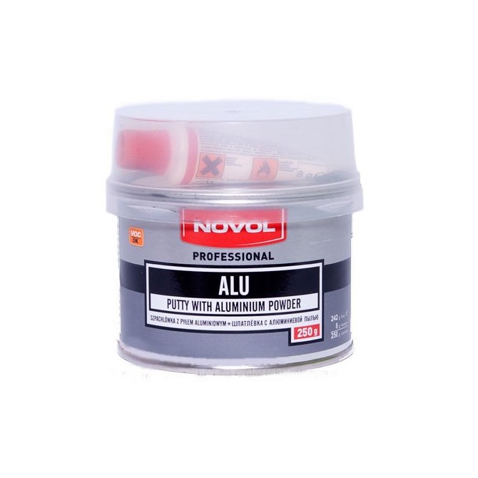 NOVOL Putty Alu 0,25 Kg alumiiniumiga pahtel