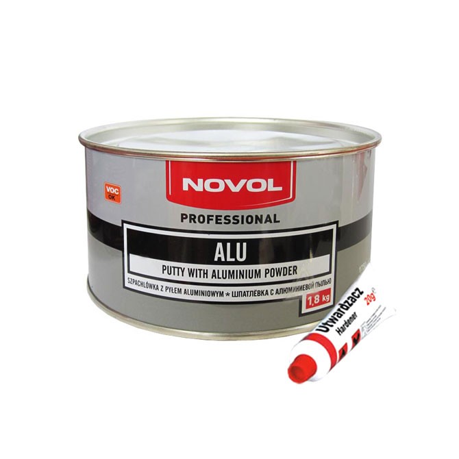 NOVOL Putty Alu 1,80 Kg alumiiniumiga pahtel