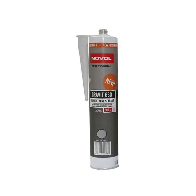 NOVOL Gravit 630 Elastic Polyurethane Sealant Grey 300ml elastingas poliuretano sandariklis