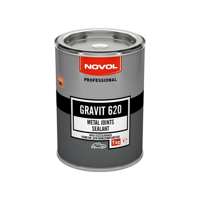 NOVOL Gravit 620 Metal Joints Sealant 1Kg elastne polüester hermeetik-pintsel