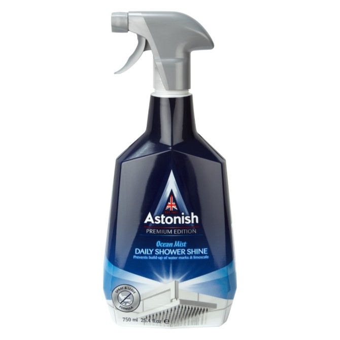 ASTONISH Daily Shower Shine Cleaner dušo kabinos valiklis 750 ml