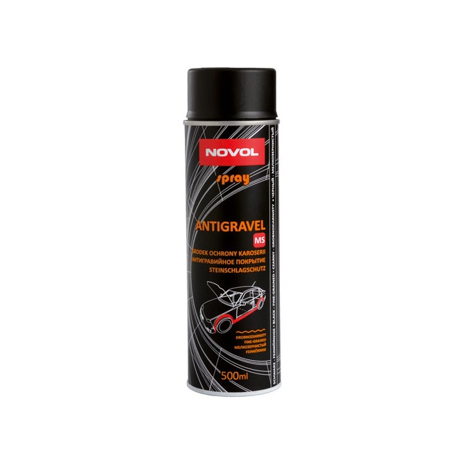 NOVOL Spray Antigravel Ms Black 0.5L izsmidzināms pārklājums