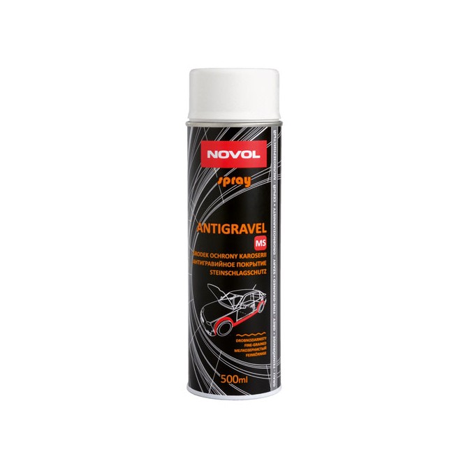 NOVOL Spray Antigravel Ms White 0.5L izsmidzināms pārklājums