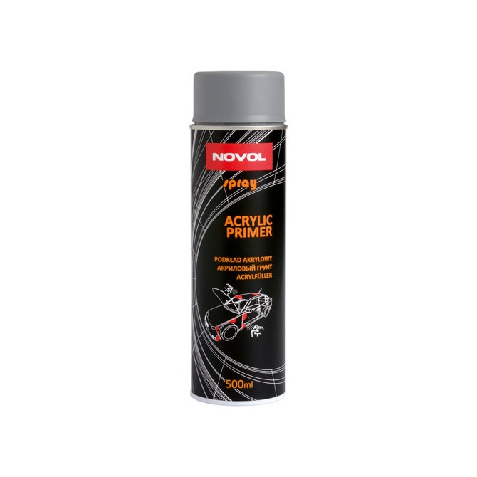 NOVOL Spray Acryl Primer 0.5L akrila grunts aerosols