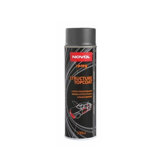 NOVOL Spray Structure Topcoat Anthracite 0.5L структурная краска