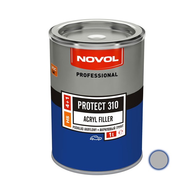 NOVOL Protect 310 Acryl Filler 4:1 Grey 1L akrila grunts