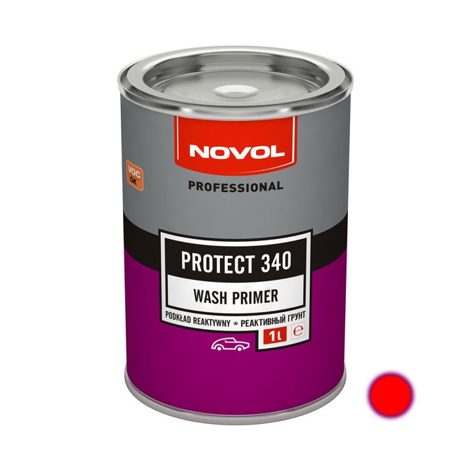 NOVOL Protect 340 Washprimer 1:1 1L кислотная шпаклевка