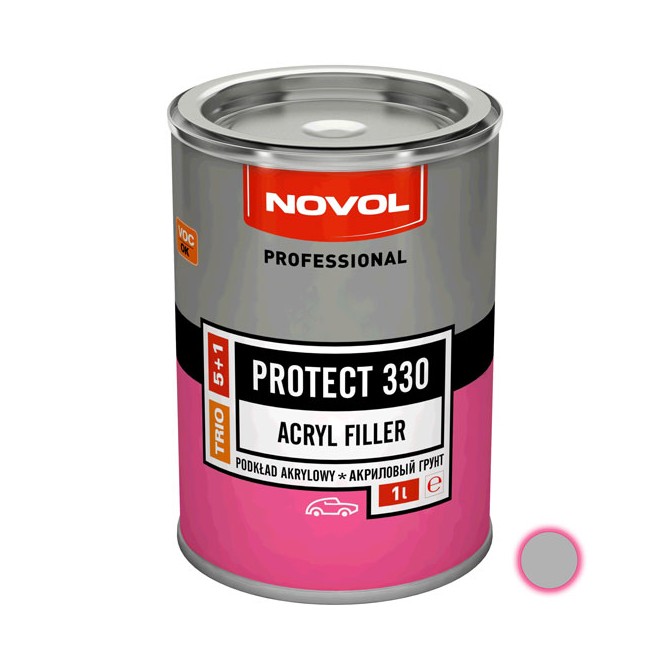 NOVOL Protect 330 Acryl Filler 5:1 Grey 1L akrila grunts