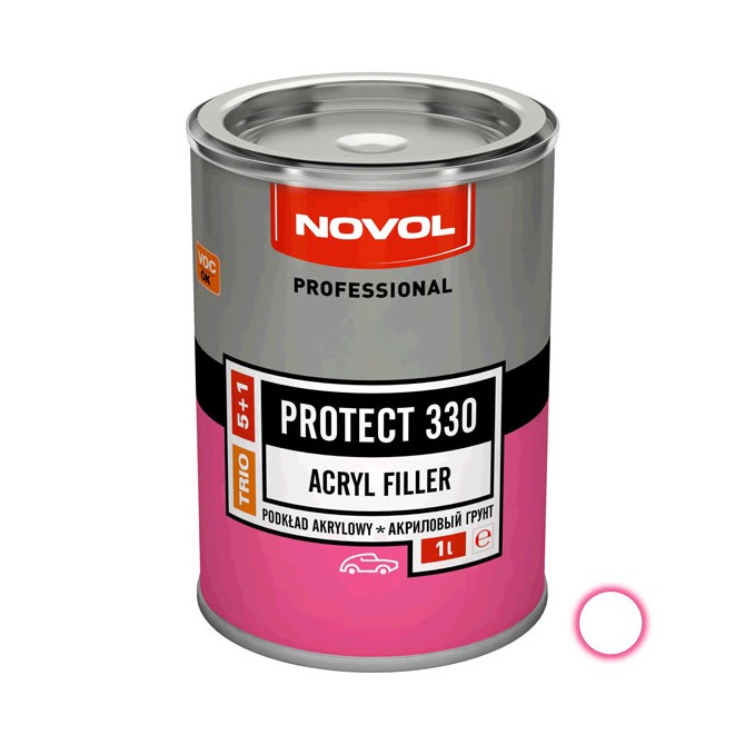 NOVOL Protect 330 Acryl Filler 5:1 White 1L akrila grunts