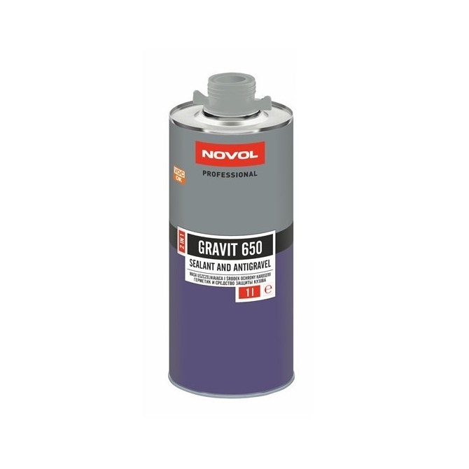 NOVOL Gravit 650 Sealant&Antigravel - Grey 1L apsauginė danga