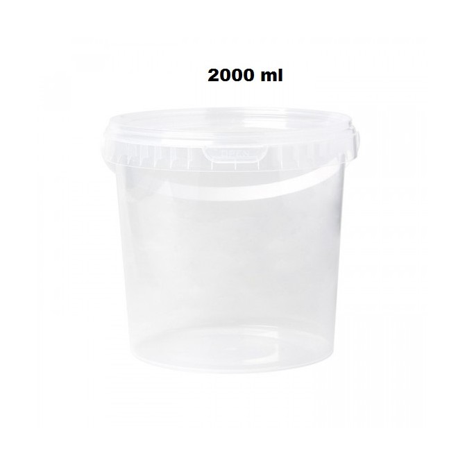  Cup 2000 ml With Lid Set (84 Pcs.) indas su dangteliu