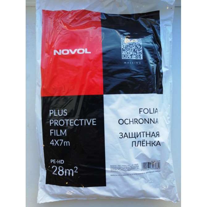 NOVOL Protective Foil 4X7M (Package 30Pcs) Novol maskavimo plėvelė