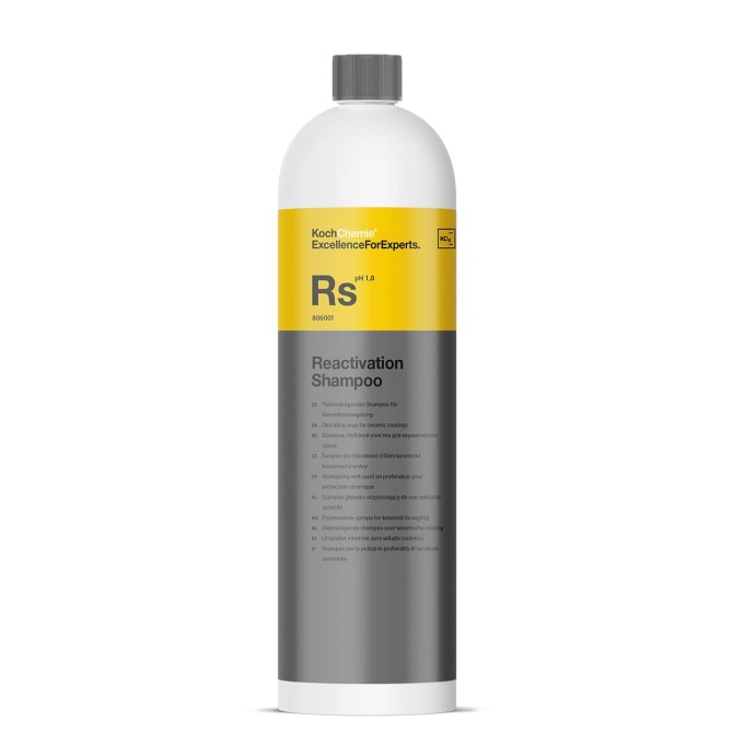 KOCH CHEMIE Reactivation Shampoo for Ceramic coating rūgštinis šampūnas keramikos dangoms atgaivinti 