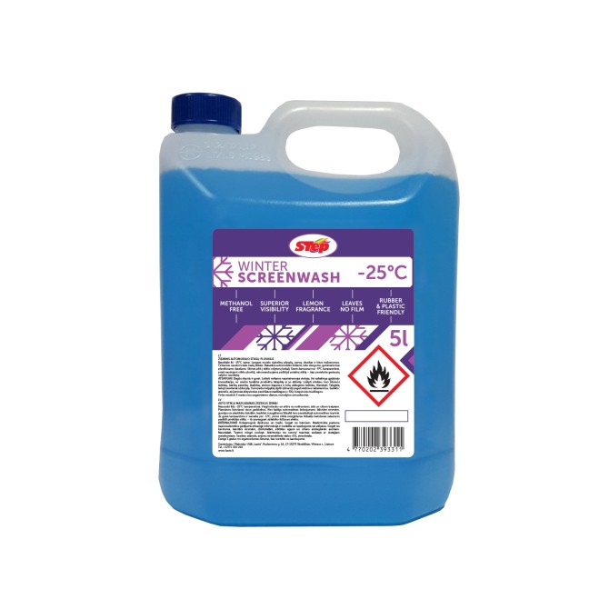 STEP Windscreen Washer Fluid STEP -25°C 5l priekinio stiklo plovimo skystis