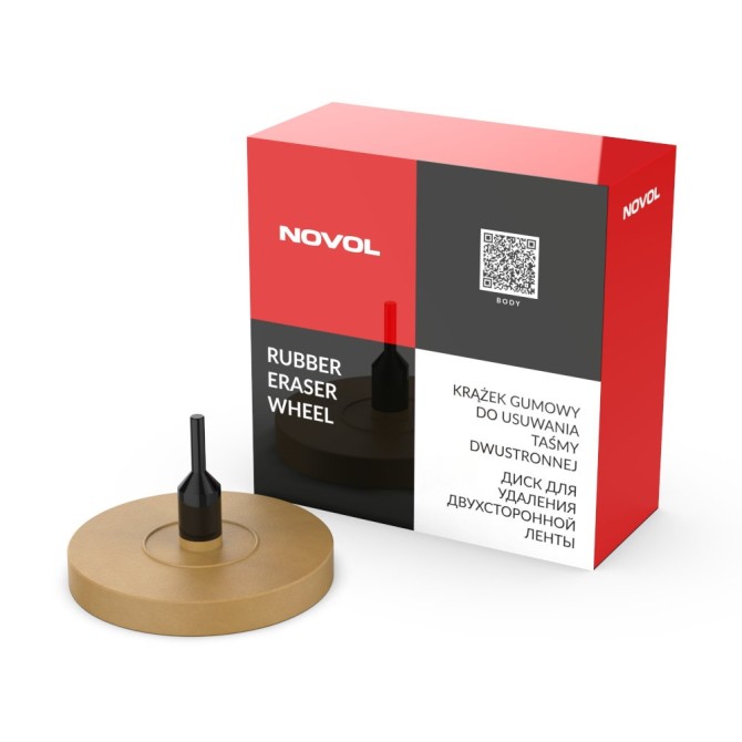 NOVOL Rubber Disk For Tape Removal tape removal disc