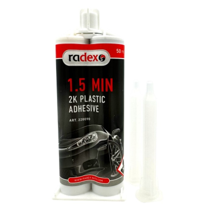 RADEX Radex 2K Plastic Adhesive (90 sek.) 50ml klijai plastikui