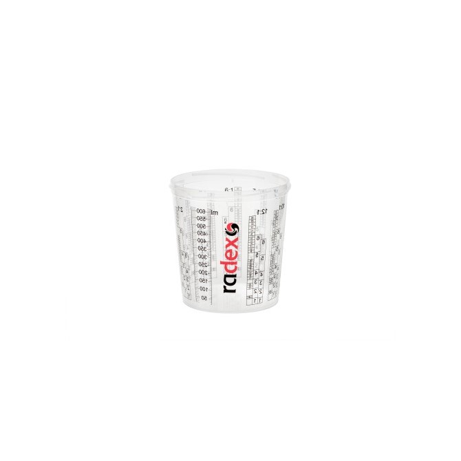 RADEX RCS Cup 950ml (50 Pcs/Box) tops