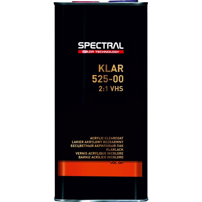 SPECTRAL KLAR 525-00 VHS Acrylic Clearcoat 2:1 5L akrilinis lakas