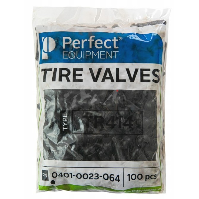 PERFECT Rubber Valve TR414 100pc. 