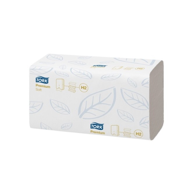 TORK Premium Interfold Hand Towel, H2, 2 Ply, 225 Towels rankų valymo servetėlės