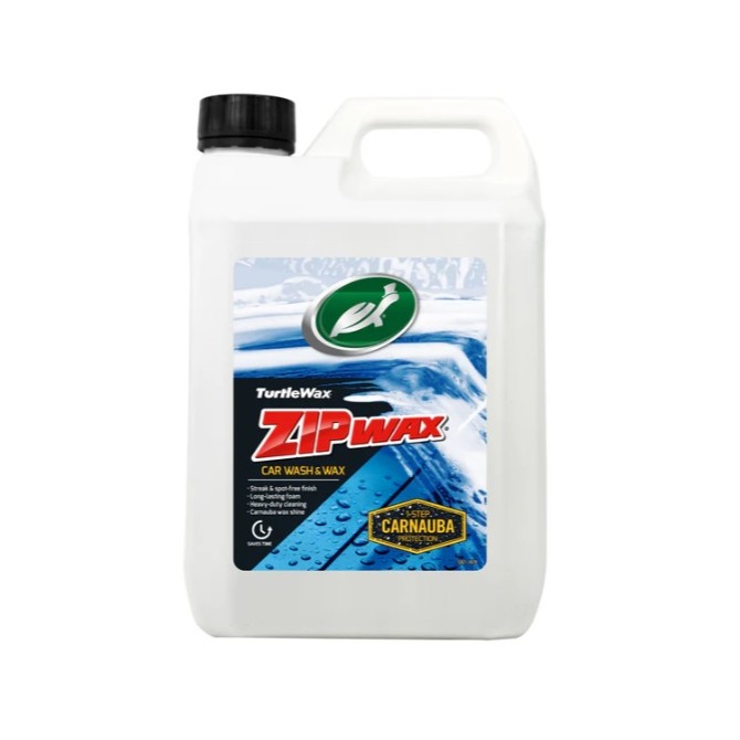 TURTLE WAX Shampoo Zip Wax 2.5L šampūnas su vašku