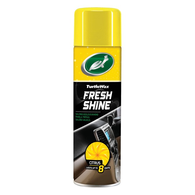 TURTLE WAX Fresh Shine Citrus 0.5 l salono plastiko blizgiklis