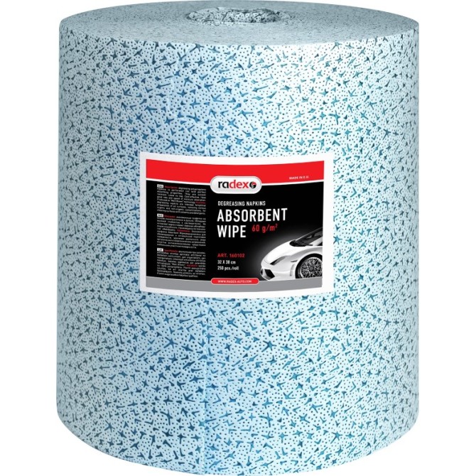 RADEX Absorbent Wipe (1 Roll) 32X38Cm valymo servetėlės