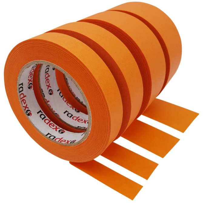 RADEX Masking Tape Orange 25mm 80°C Radex изоляционная лента