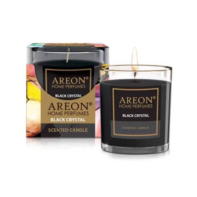 AREON Black Crystal 120 g scented candle ~25 H