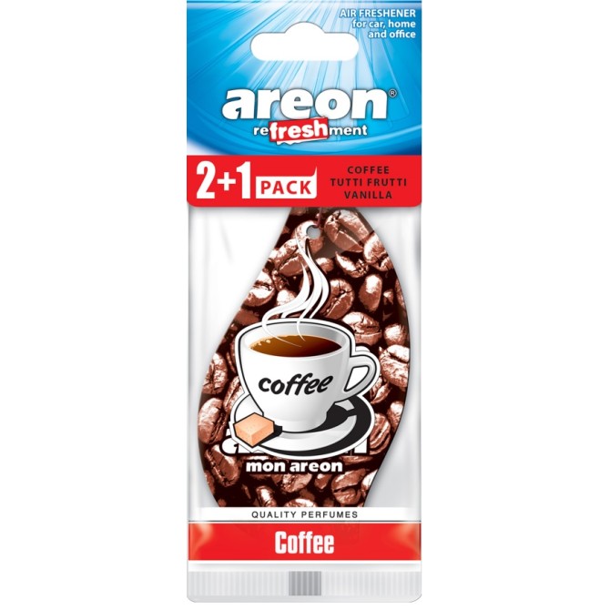 AREON Coffee+Tutti+Vanilla gaisa atsvaidzinātājs