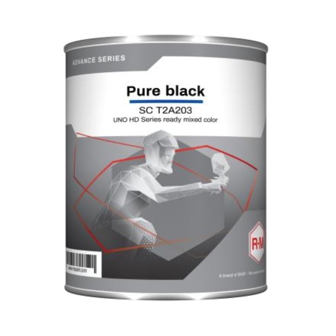 R-M SC T2A203 Pure black 1L paint