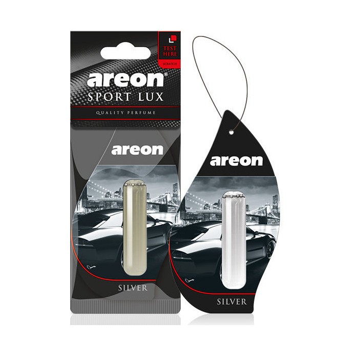 AREON Liquid Sport Lux Silver 5 ml gaisa atsvaidzinātājs