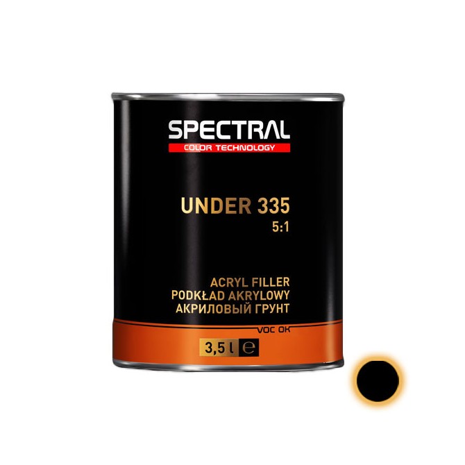 SPECTRAL Primer UNDER 335 P5 5:1 Black 3.5L akrila grunts