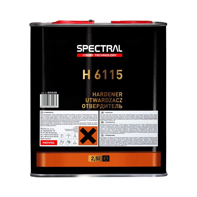 SPECTRAL Hardener H6115 Standard 2.5L cietinātājs caurspīdīgai lakai