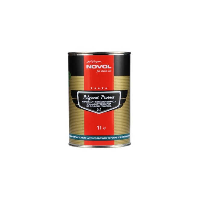 NOVOL for CLASSIC CAR Polycoat Protect 5:1 1 L черная антикоррозийная краска нижней части 