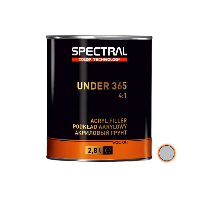 SPECTRAL Primer UNDER 365 P3 4:1 Grey 2.8L akrila grunts