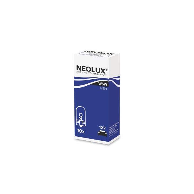 NEOLUX 12V 5W W2.1x9.5d W5W w/o base лампочка