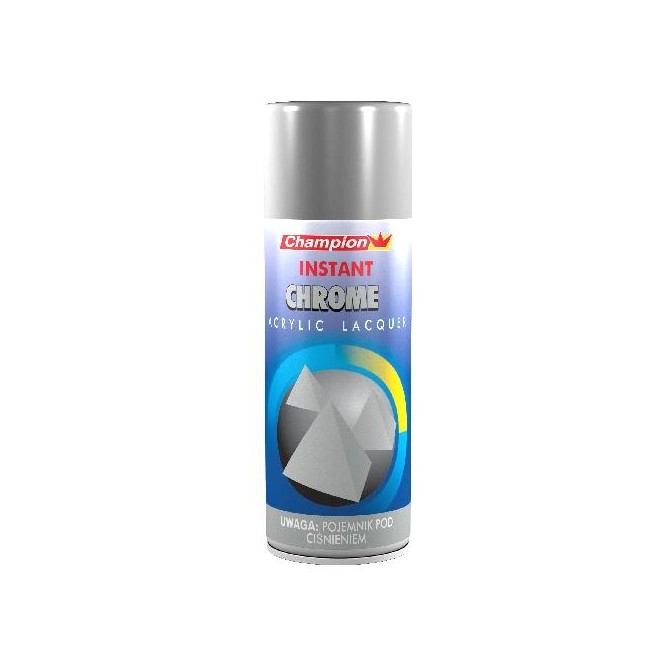 CHAMPION aero Enamel Super Chrom Metalic 400ml аэрозольная эмалевая краска