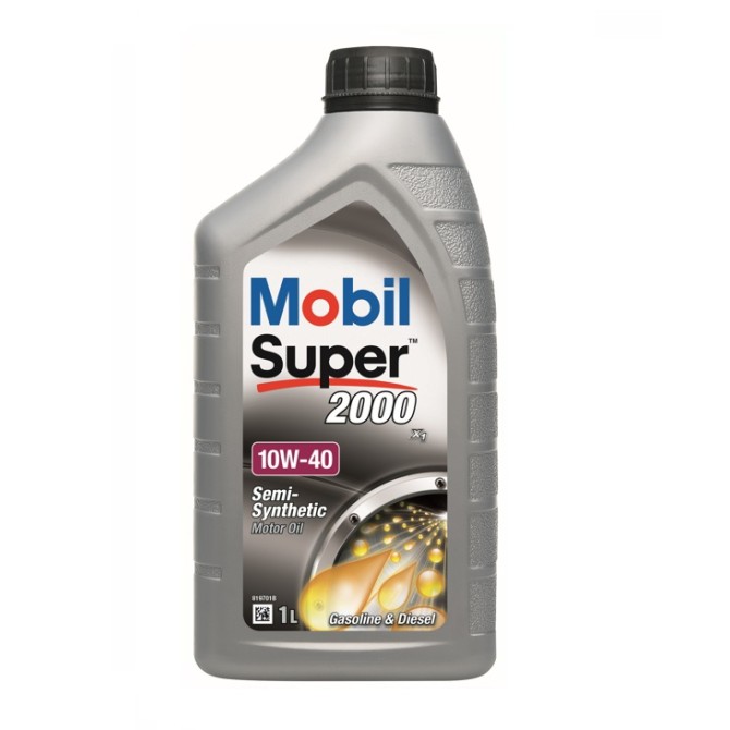 MOBIL Super 2000 10W-40 1L pussintētiskā eļļa