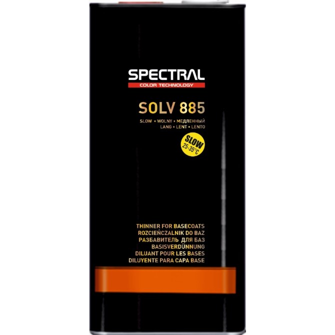 SPECTRAL Thinner For Basecoats SOLV 885 Slow  5L bāzes krāsas šķīdinātājs